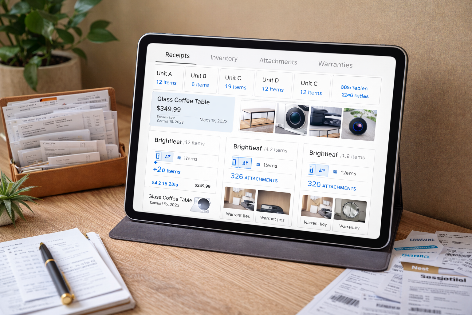 Keeping Receipts, Inventory, and Warranties in One Place